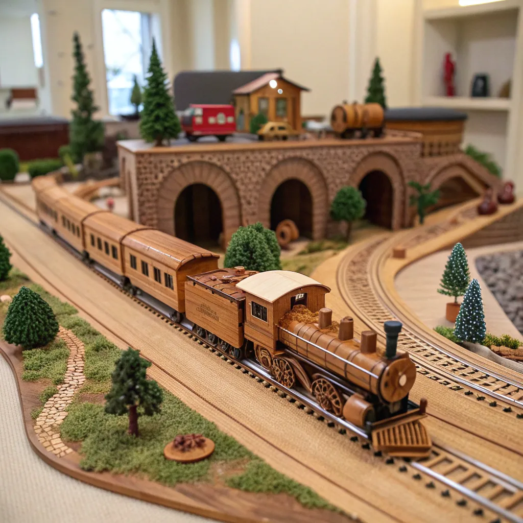 Wooden Train Set
